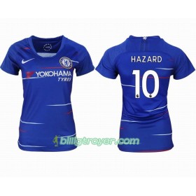 Billige Fotballdrakter Chelsea HAZARD 10 Dame Hjemmedraktsett 2018/19 Kortermet